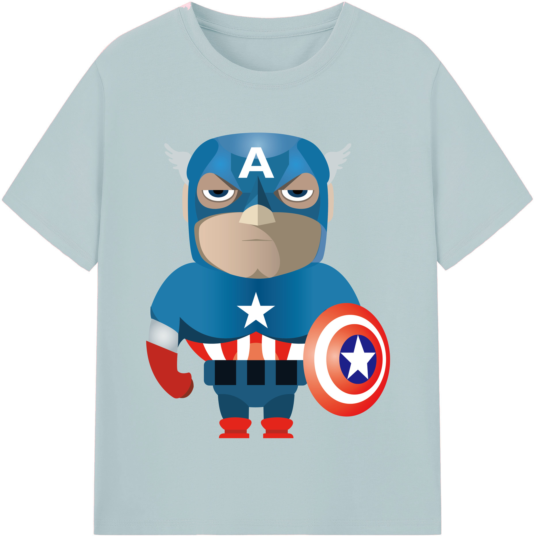 （画像用） アベンジャーズ The Avengers 綿100％半袖Tシャツ（フロントプリント）